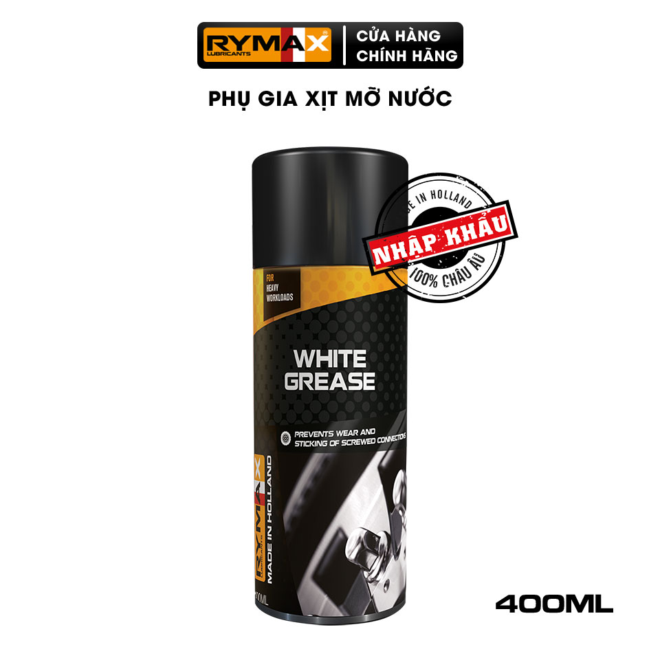Phụ gia xịt mỡ nước Rymax White Grease 400ml