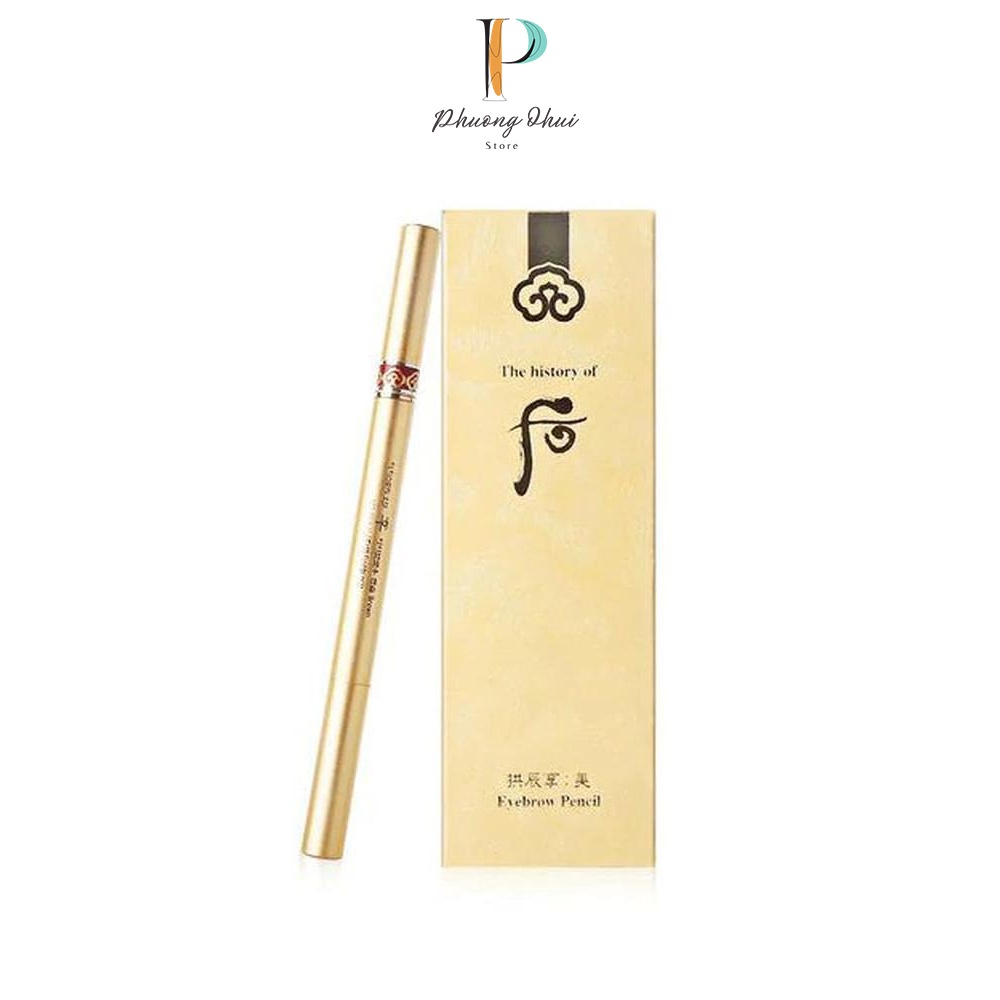 Chì kẻ mày 2 đầu whoo eyebrow pencil bền màu không trôi với 2 màu lựa chọn