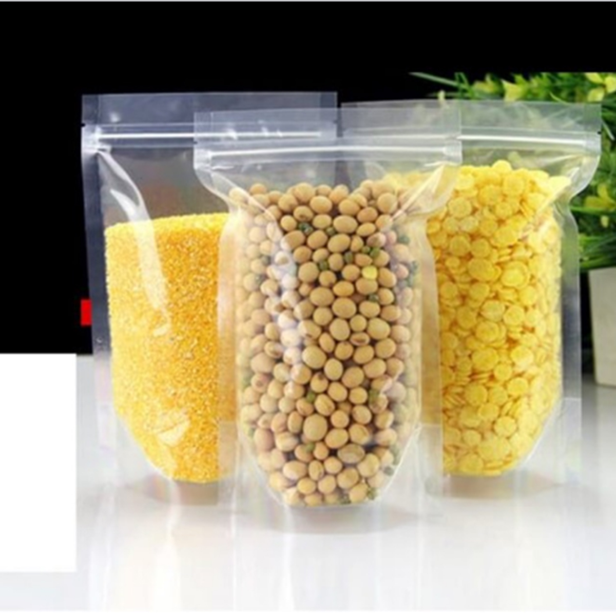 [ Giá Hủy Diệt ] - 1Kg Túi Zip Đáy Đứng 2 Mặt Trong Đủ Size