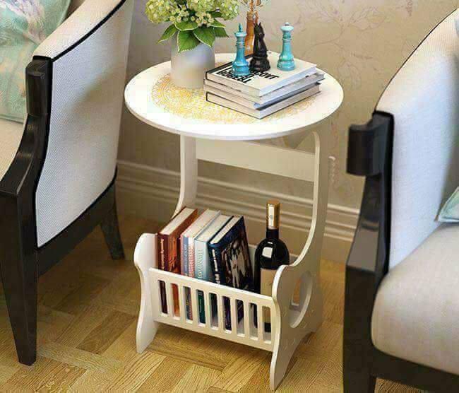Bàn tròn để đầu giường sang trọng