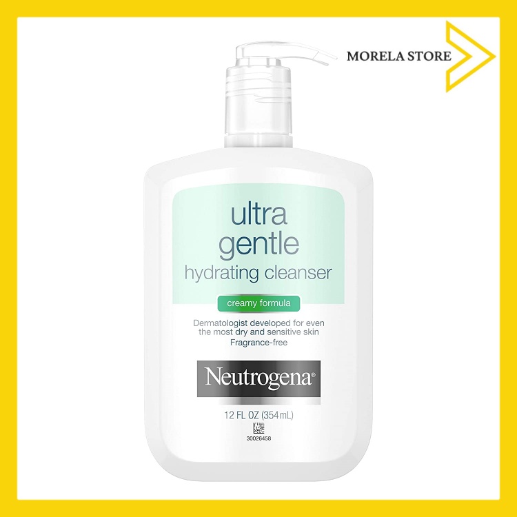 [HCM]Sữa rửa mặt cho da khô nhạy cảm Neutrogena Ultra Gentle Hydrating Daily Cleanser Creamy Formula 354ml