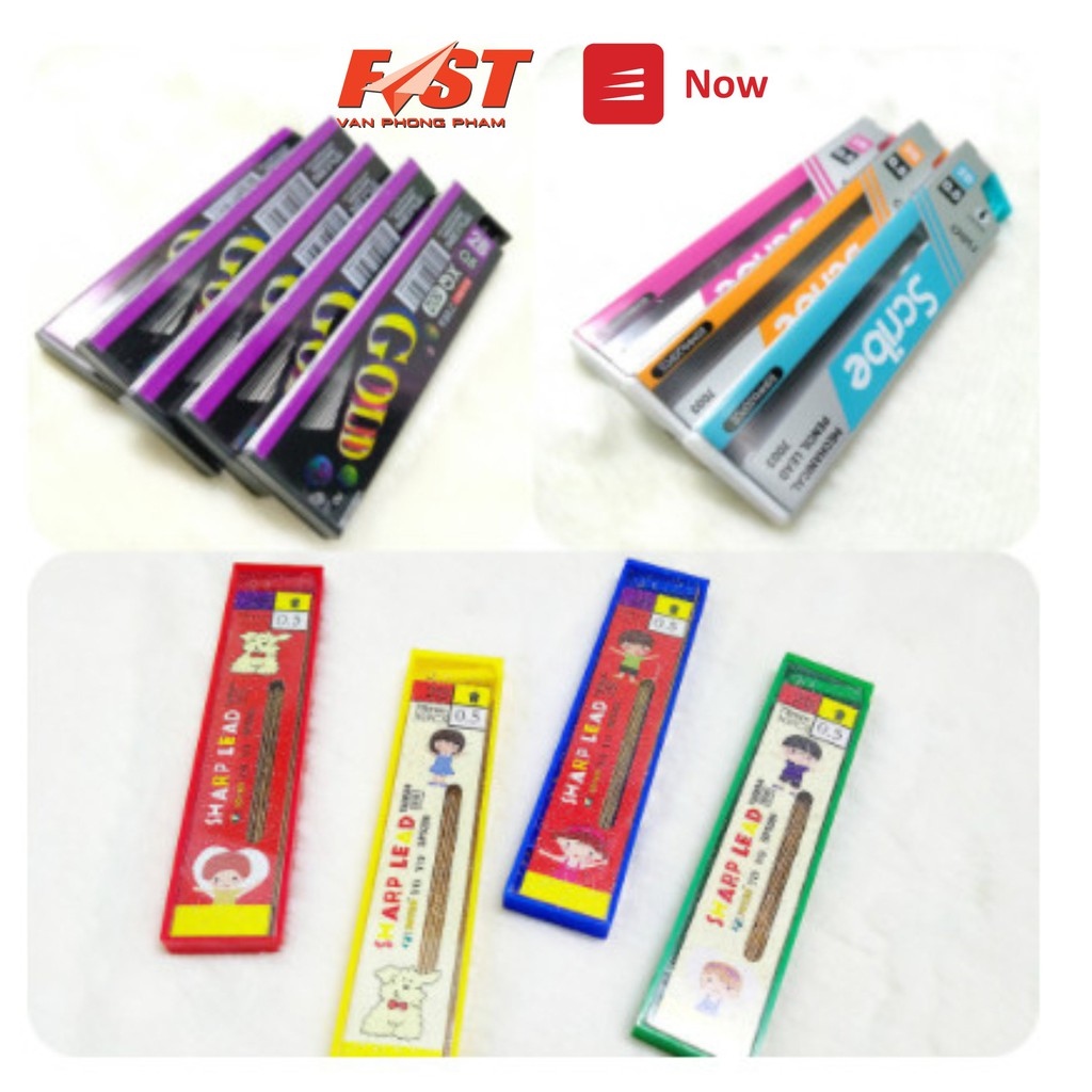 Ruột chì bấm gold 502 sharp lead yoyo ruột bút chì kim 0.5mm 2b 7003 deli - ngòi 0.5mm