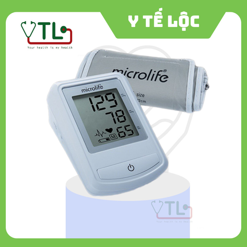 Máy đo huyết áp microlife bp 3nz1-1p + tặng nhiệt kế thủy ngân