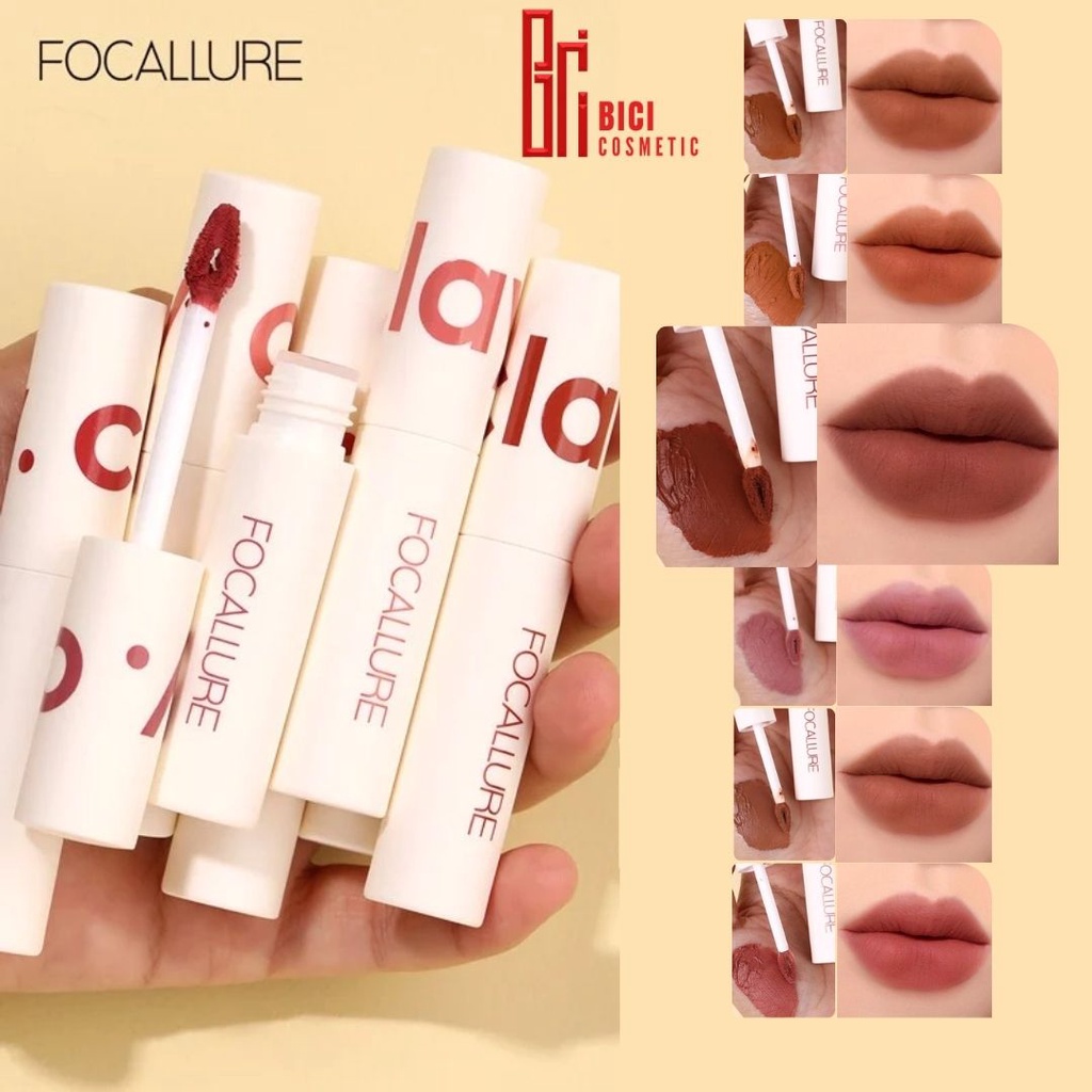 Son Kem Lì Mịn Môi Focallure Clay Pillowy Soft Liquid Lipstick