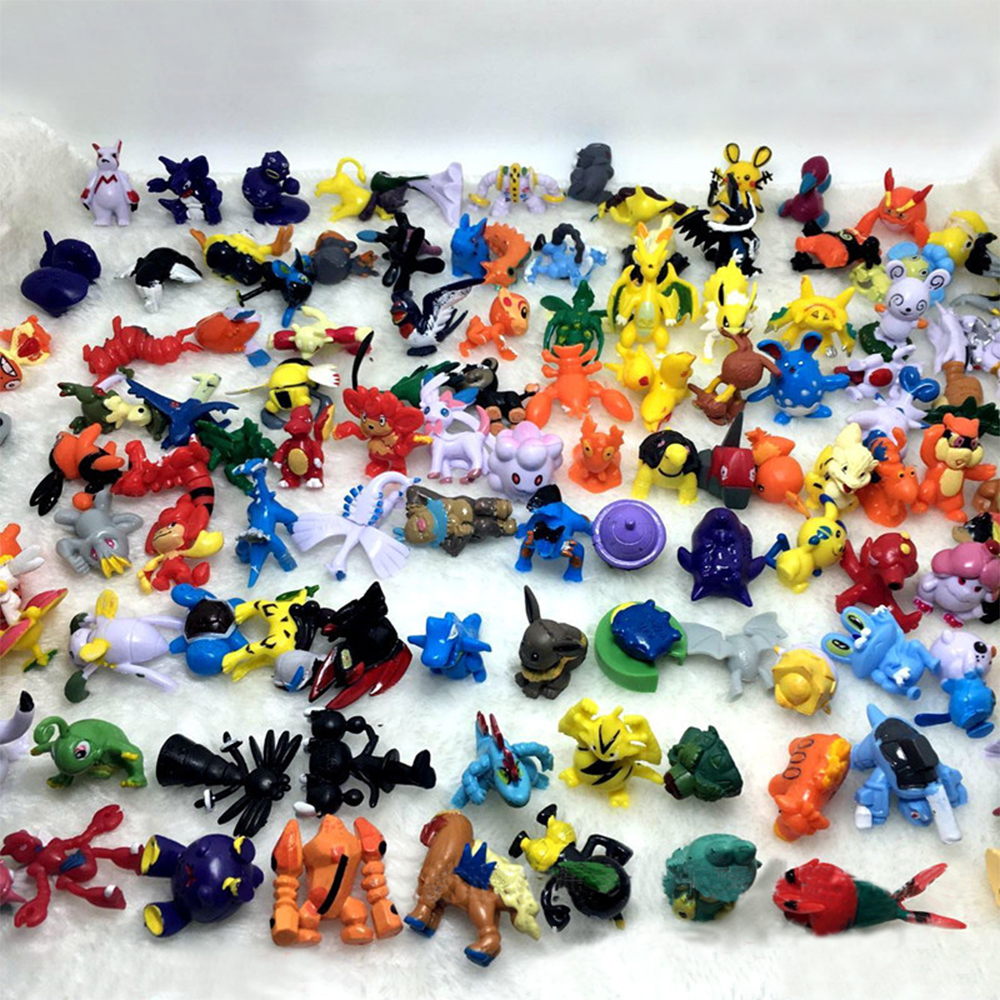 Mô hình đồ chơi mini 48 Pokemon nhựa an toàn cho bé - New4all