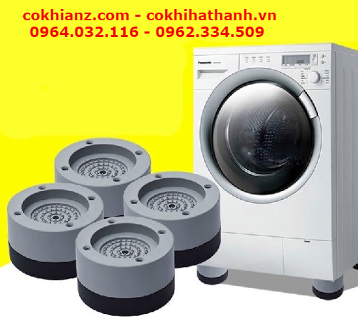 Sét 4 chân kê máy giặt tủ lạnh đa năng