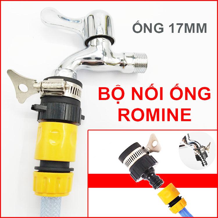 Nối nhanh ống nước vào vòi Romine 17mm