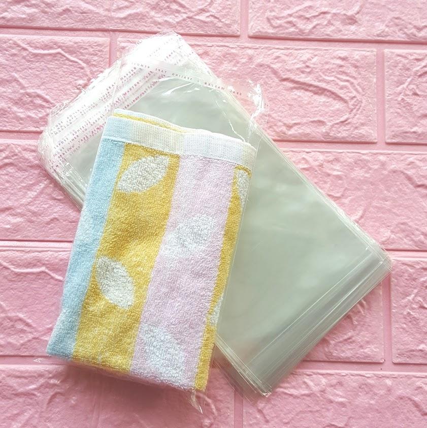 100g (~70cái) Túi Opp dán mép 12x20cm (+ 4cm) - Túi ni lông băng keo dán miệng - Bao nilon dán miệng