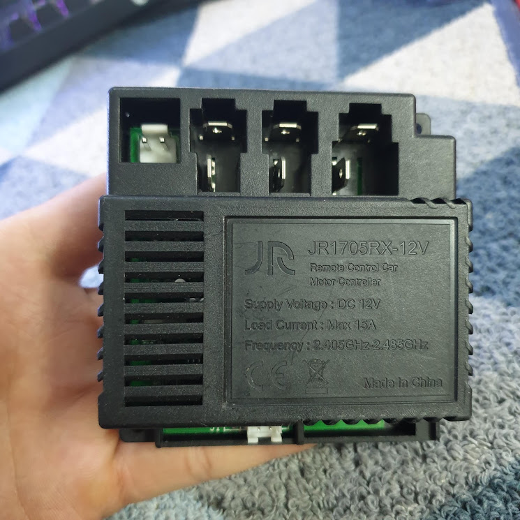 Bo mạch ô tô, xe máy điện trẻ em jr-1705rx - 12v