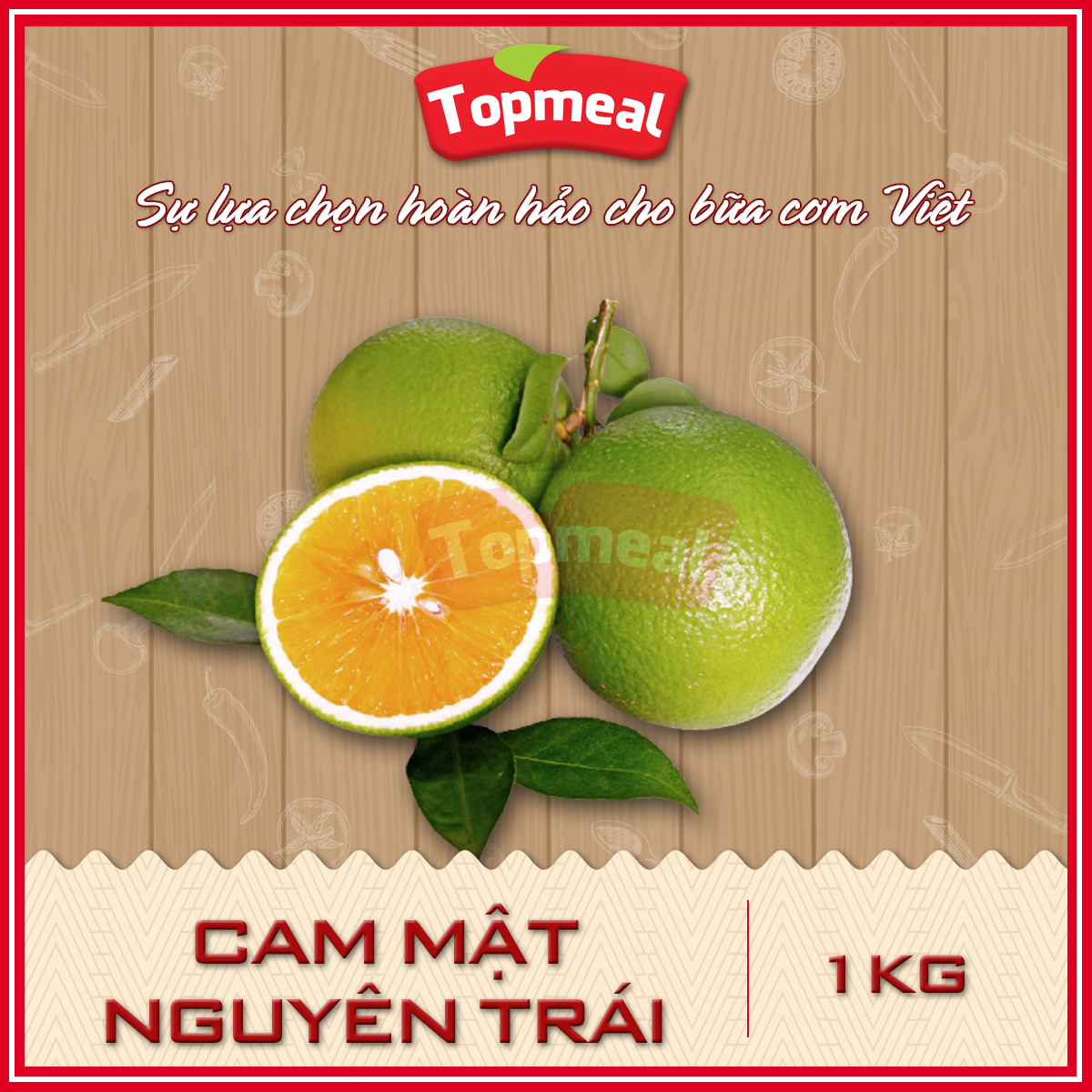 HCM - Cam mật (đường) nguyên trái (1kg) - [Giao nhanh TPHCM]