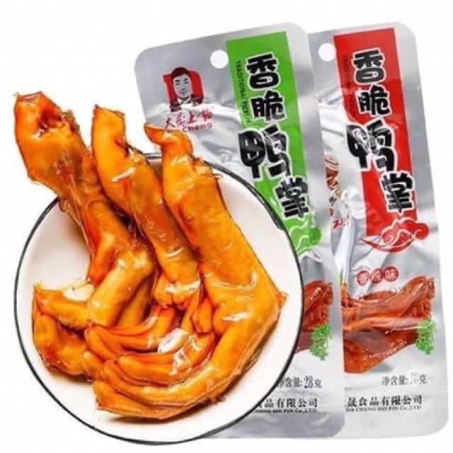 XẢ KHO 1 BỌC CHÂN VỊT DACHENG 30 CHIẾC NGON TUYỆT TẶNG KÈM QUÀ TẶNG TRỊ GIÁ 10K
