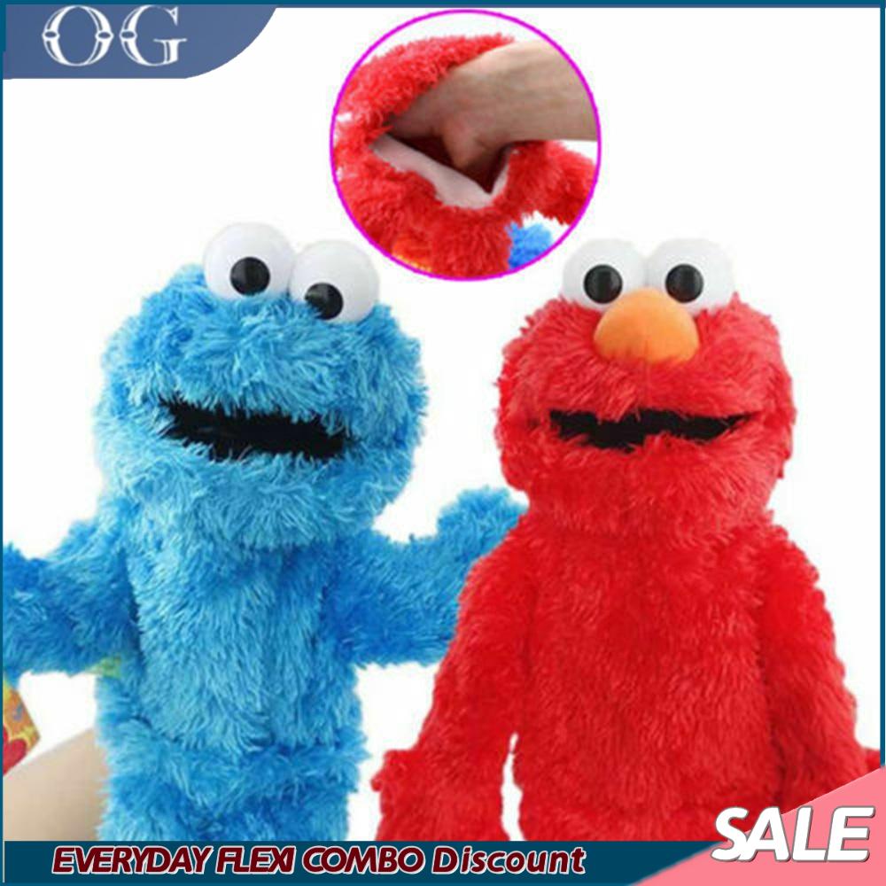 【OG】 14 "Sesame Street Elmo Cookie Monster Mềm Mại Sang Trọng Búp Bê Đồ Chơi Trẻ Em Đồ Chơi Giáo Dục