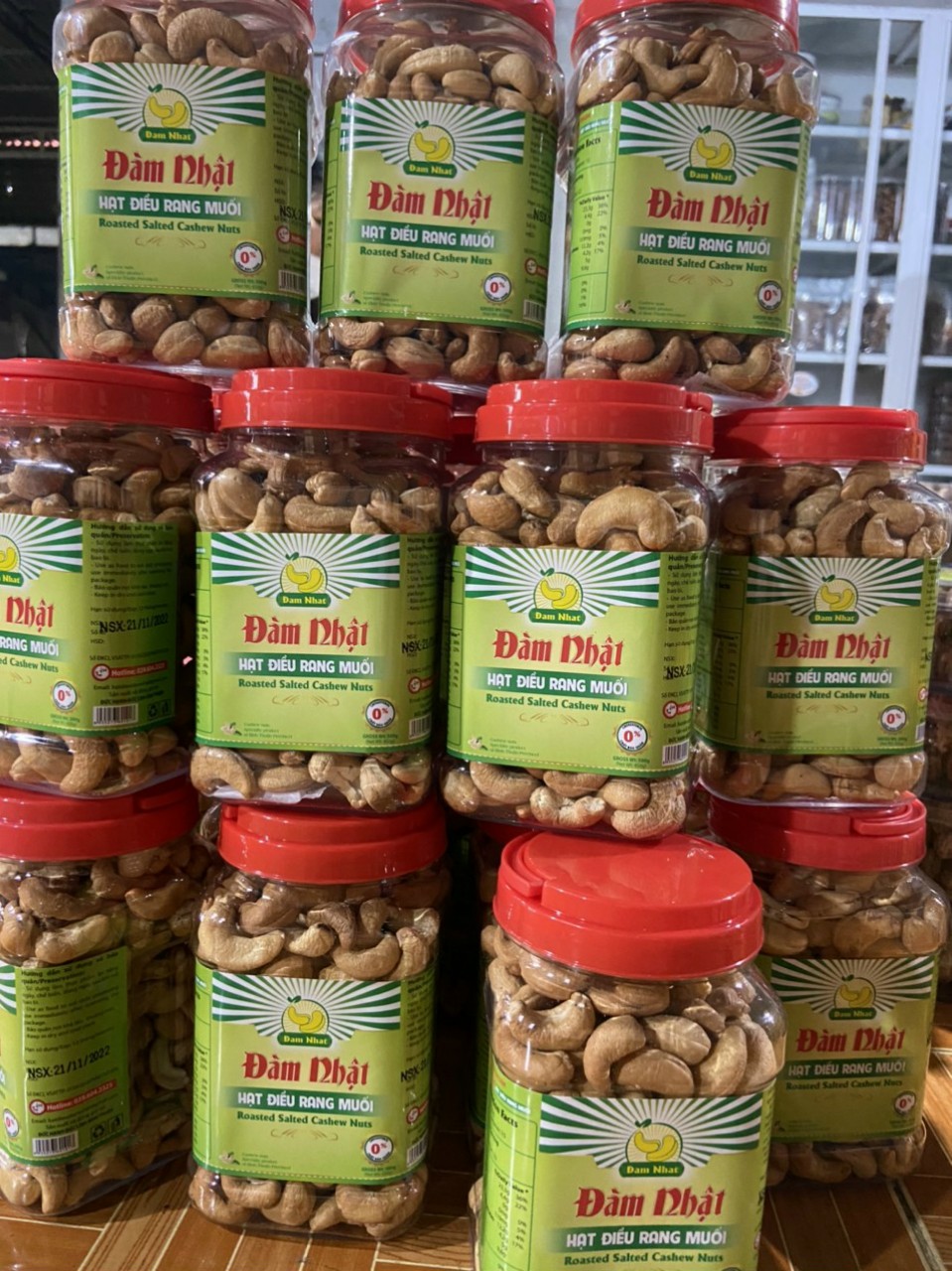 Hạt điều chẻ tay nguyên vị sạch vỏ điều rang muối ) 500g