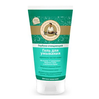 Gel rửa mặt agafia làm dịu sạch da, gel rửa mặt bà già agafia phục hồi da - mẫu mới