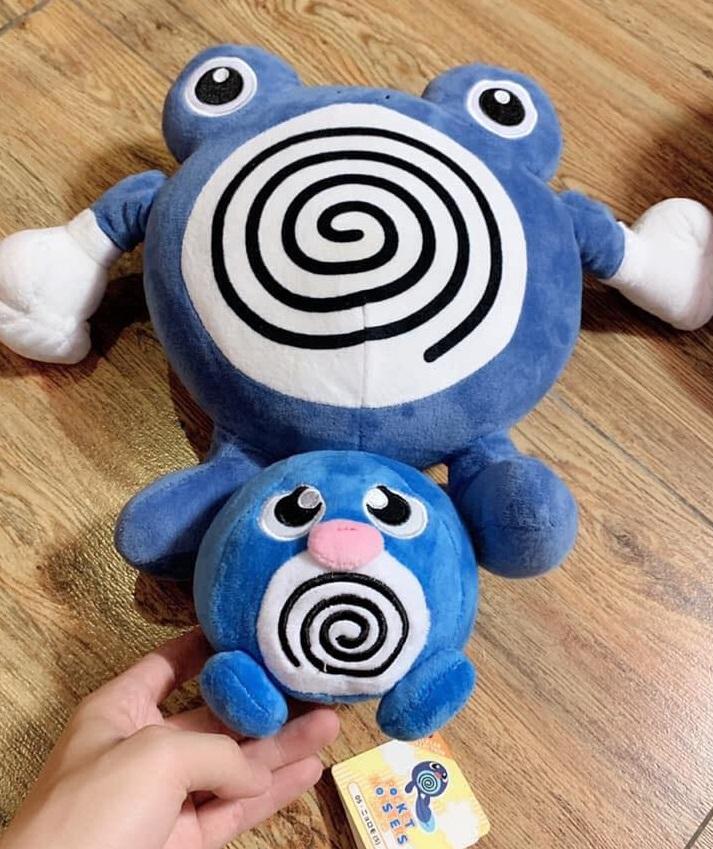 [HCM]Gấu bông Pokemon - Nòng nọc Nyorozo/ Poliwhirl xanh xoắn ốc