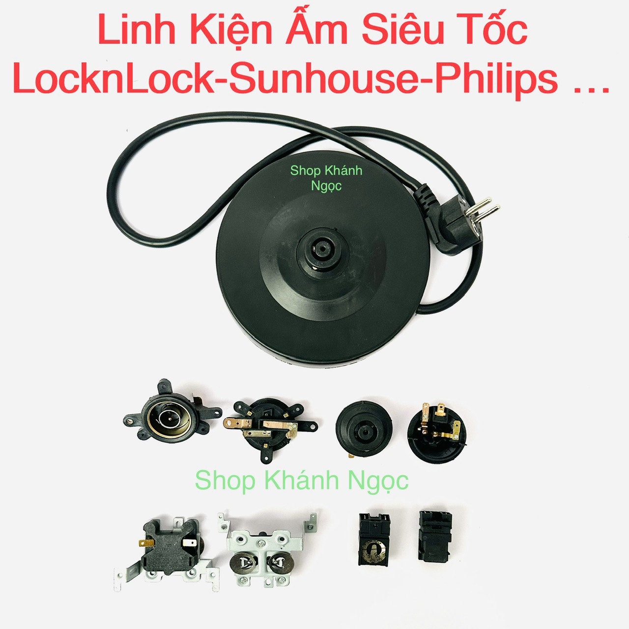 Rơ Le Đế - Công tắc ấm siêu tốc Lock&lock , Sunhouse, WFM, Labenlang, Cucko, Bucook - Linh kiện thay thế