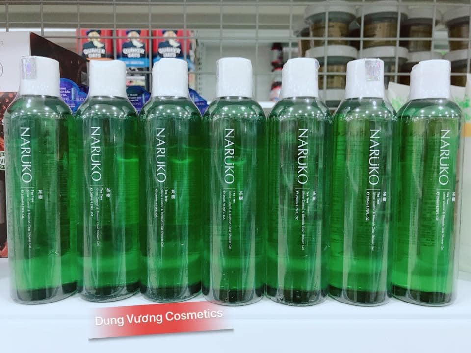 Sữa tắm naruko tea tree shine control & blemish clear shower gel 250ml