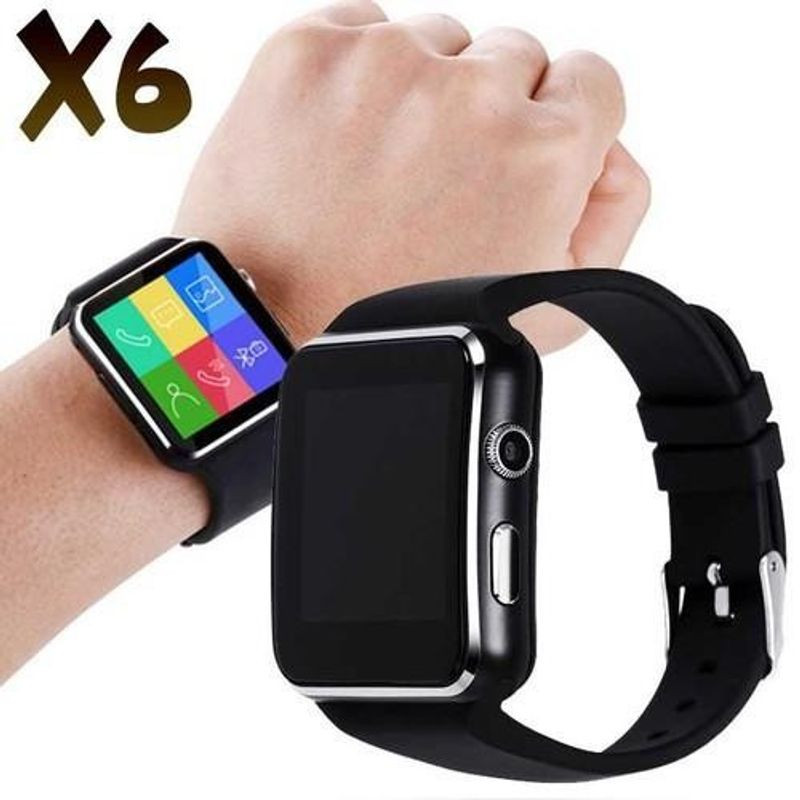 Đồng hồ thông minh Smart Watch X6 Màn Hình Cong Nghe Gọi Nghe Nhạc