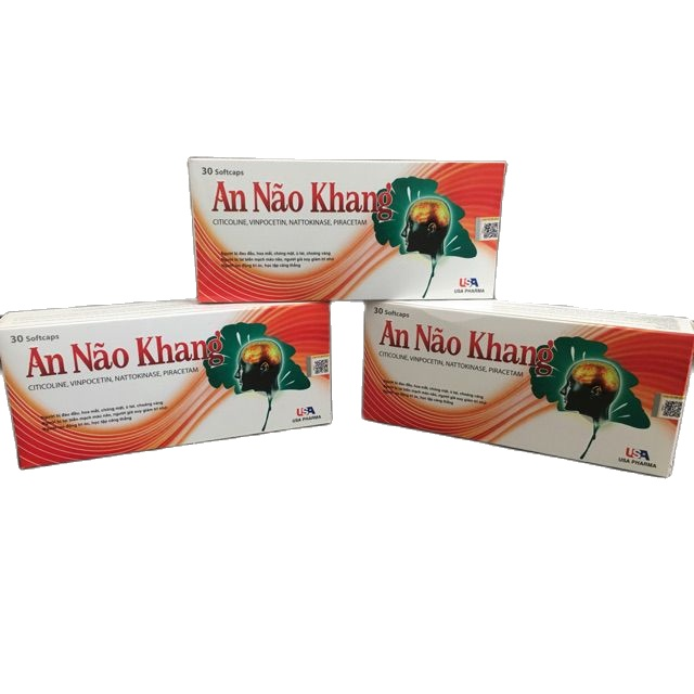 Viên bổ não an não khang - giảm chóng mặt đau đầu mất ngủ ..