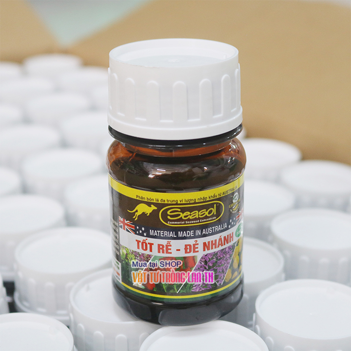 Phân bón hữu cơ Seasol Úc tốt rễ, đẻ nhánh - lọ 100ml