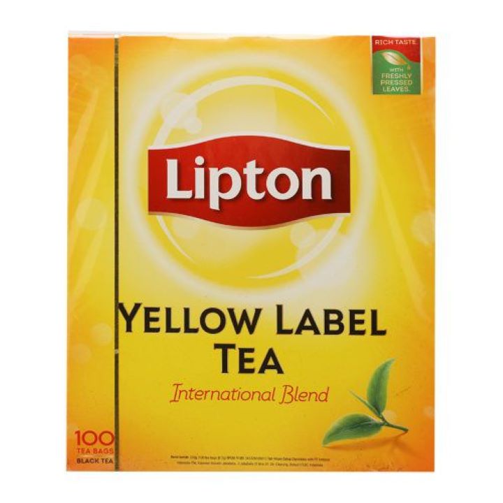 Trà Lipton Nhãn Vàng 100 Túi