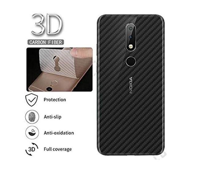 Miếng dán carbon mặt lưng cho Nokia 8.1