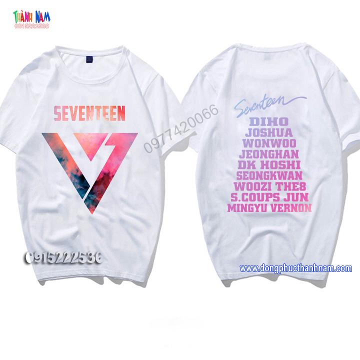 Áo thun seventeen, áo phông seventeen, áo fan seventeen