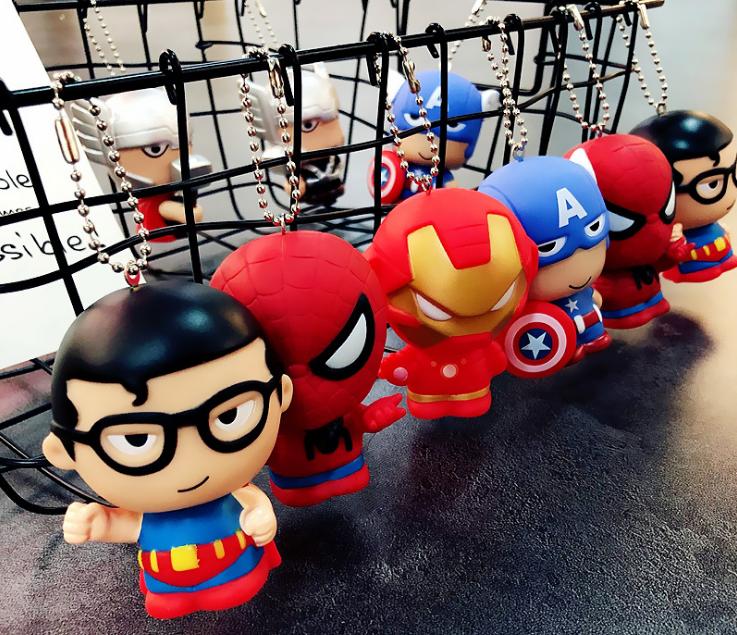 Móc khóa siêu anh hùng chibi ngộ nghĩnh nhiều mẫu lựa chọn HOT