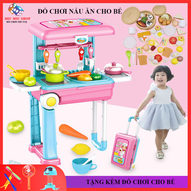 [Tặng Thêm Quà] Đồ Chơi Nhà Bếp, Đồ Chơi Nấu Ăn Cho Bé, Dạng Valy, Túi Xách Nhiều Chi Tiết Tiện Lợi Cho Bé, Bảo Hành 3 Tháng, Lỗi Đổi Mới Trong 7 Ngày Đầu Nhận Hàng