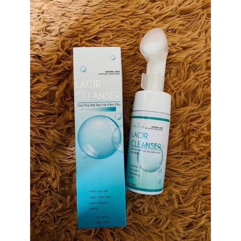 sữa rửa mặt kiềm dầu dr.lacir