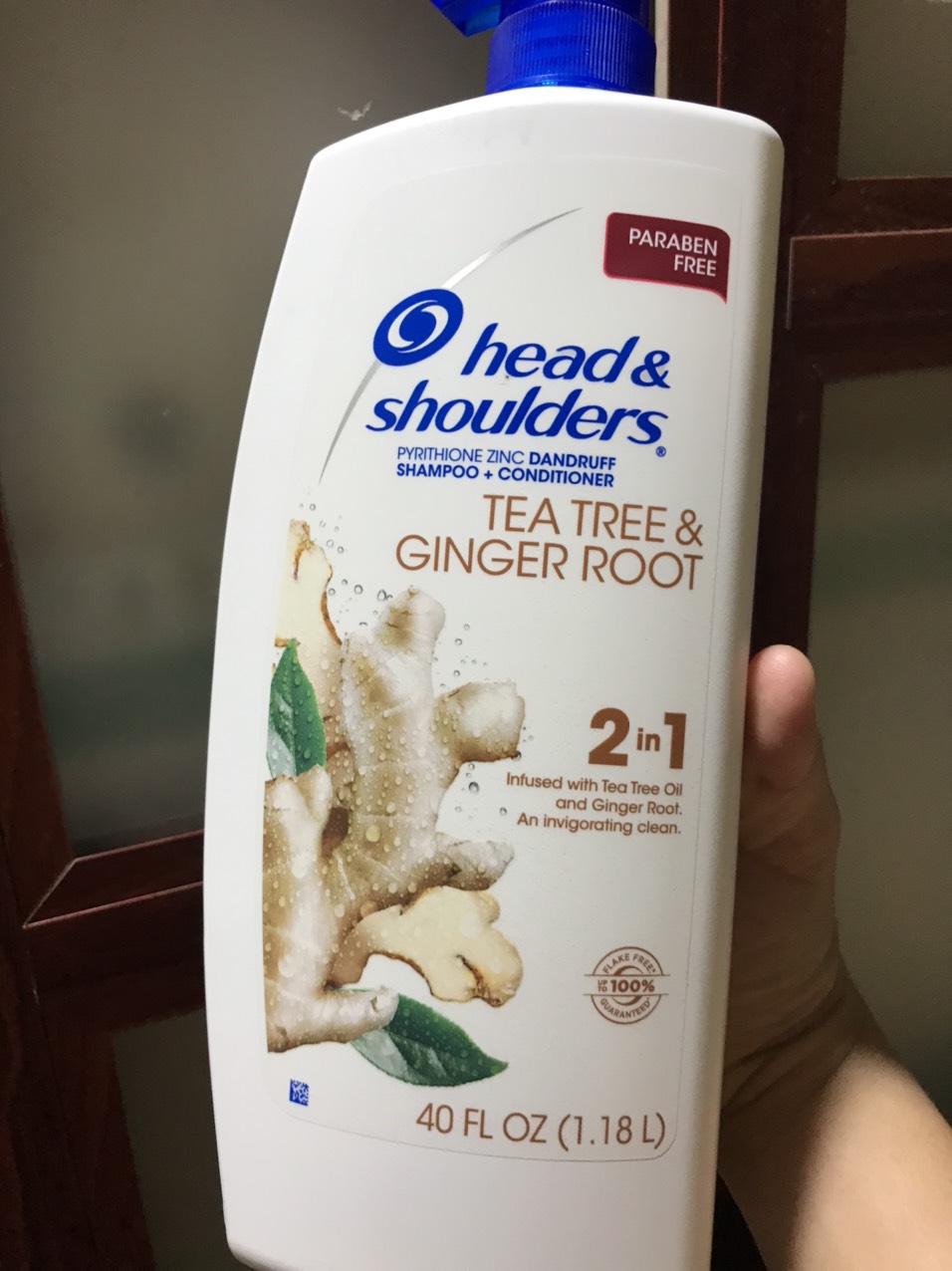 DẦU GỘI XẢ 2IN1 TRÀM TRÀ & CỦ GỪNG HEAD SHOULDER 1.18L - HÀNG XÁCH TAY SIÊU THỊ COSTCO MỸ