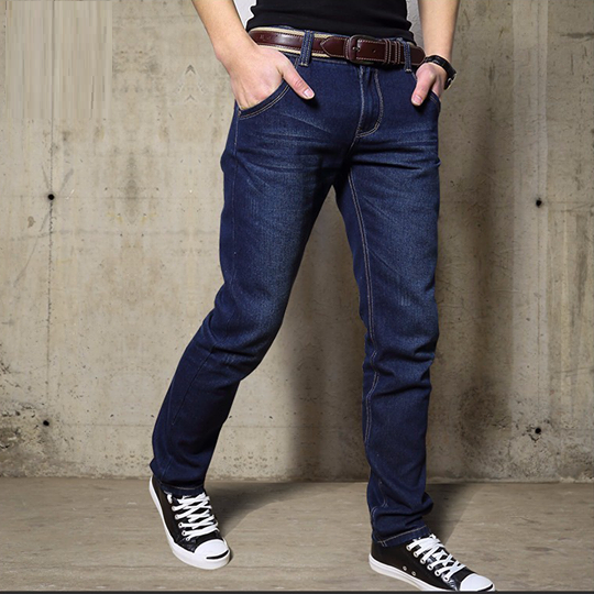 Quần Jean nam dài Ống suông vải Jean cotton mềm mịn mặc thoải mái, form chuẩn đẹp - Có size Bự Jeandai003