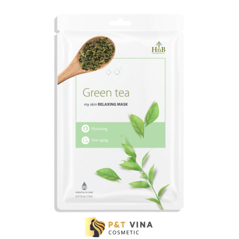 MẶT NẠ HNB CHIẾT XUẤT TỪ TRÀ XANH MY SKIN RELAXING MASK