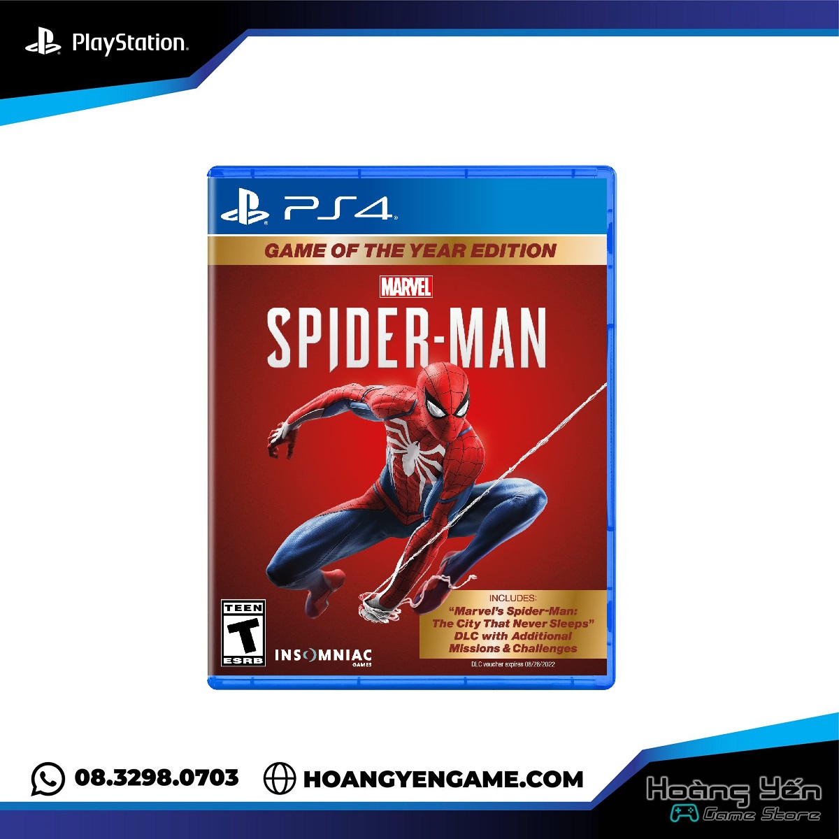 [HCM]Đĩa game Spider man Game Of The Year PS4