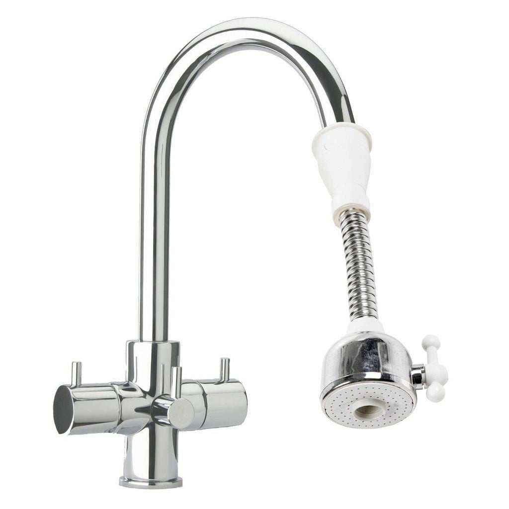 Bộ Tăng Áp Vòi Nước Rửa Chén Xoay 360 Độ