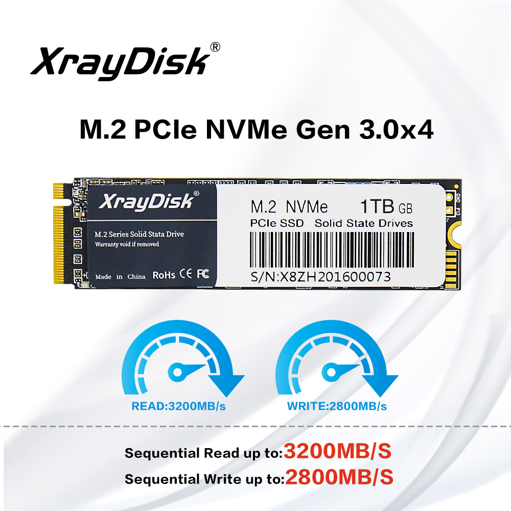 Xraydisk M2 NVMe Ổ Cứng SSD High Speed 1TB 2TB M.2 PCIe NVME Ssd Solid State Disk Hard Drive for Laptop&amp;Desktop-Siêu Nhanh SSD 1TB pro