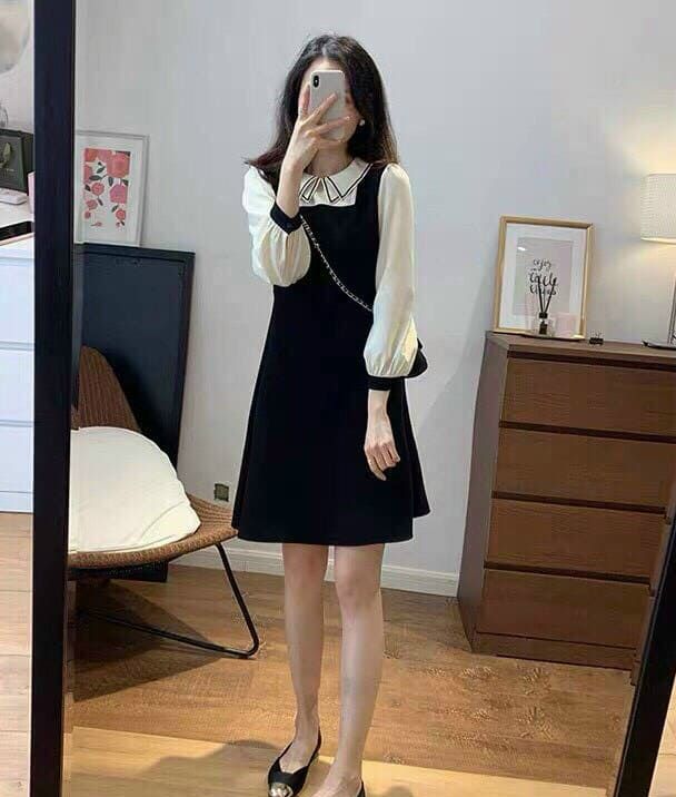 [Mẫu Mới]Đầm nữ kiểu dáng sành điệu chất liệu umi sang trọng tinh tế thời trang HARI