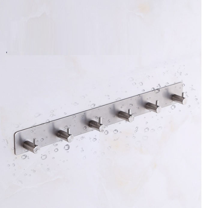 Thanh treo khăn treo quần áo Inox 304 dán tường gạch men công nghệ keo dán 3M siêu dính - IUTTR