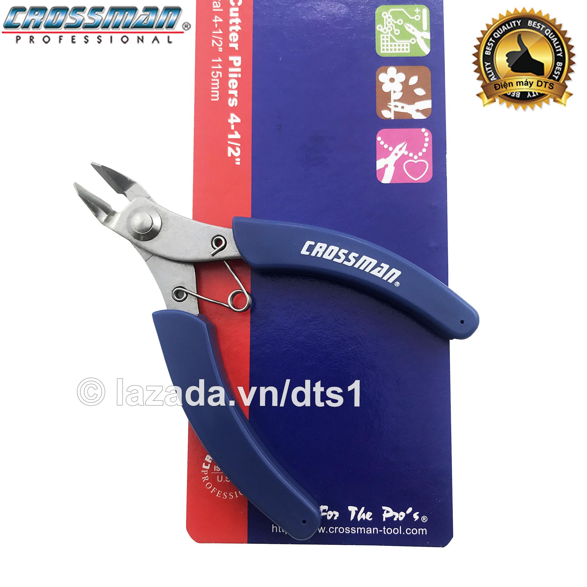 Kìm cắt dây điện mini 4.5 inch Crossman 94-701 - Kìm cắt chân linh kiện chuyên dụng