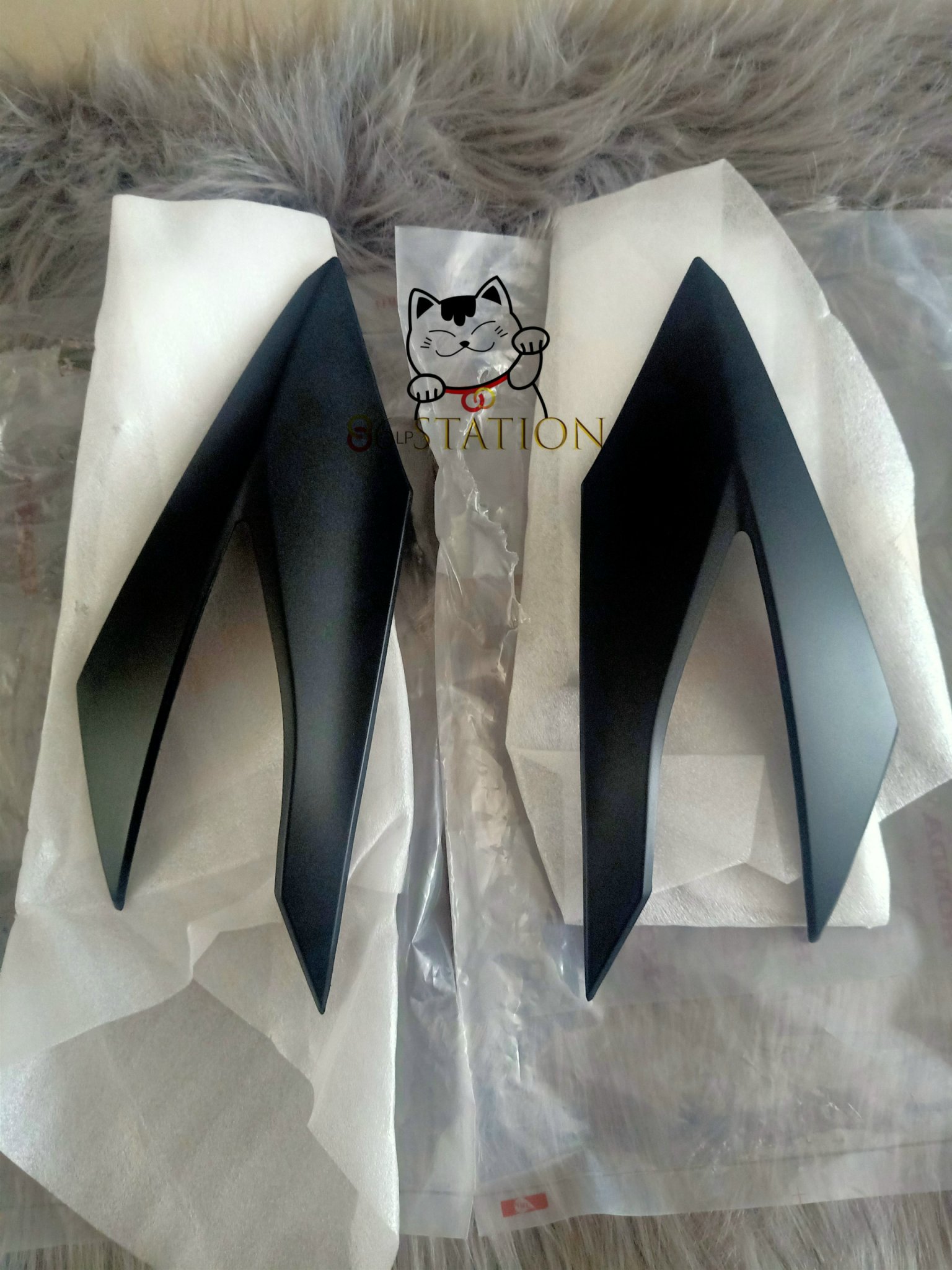 Tai thỏ sonic 150 đen nhám