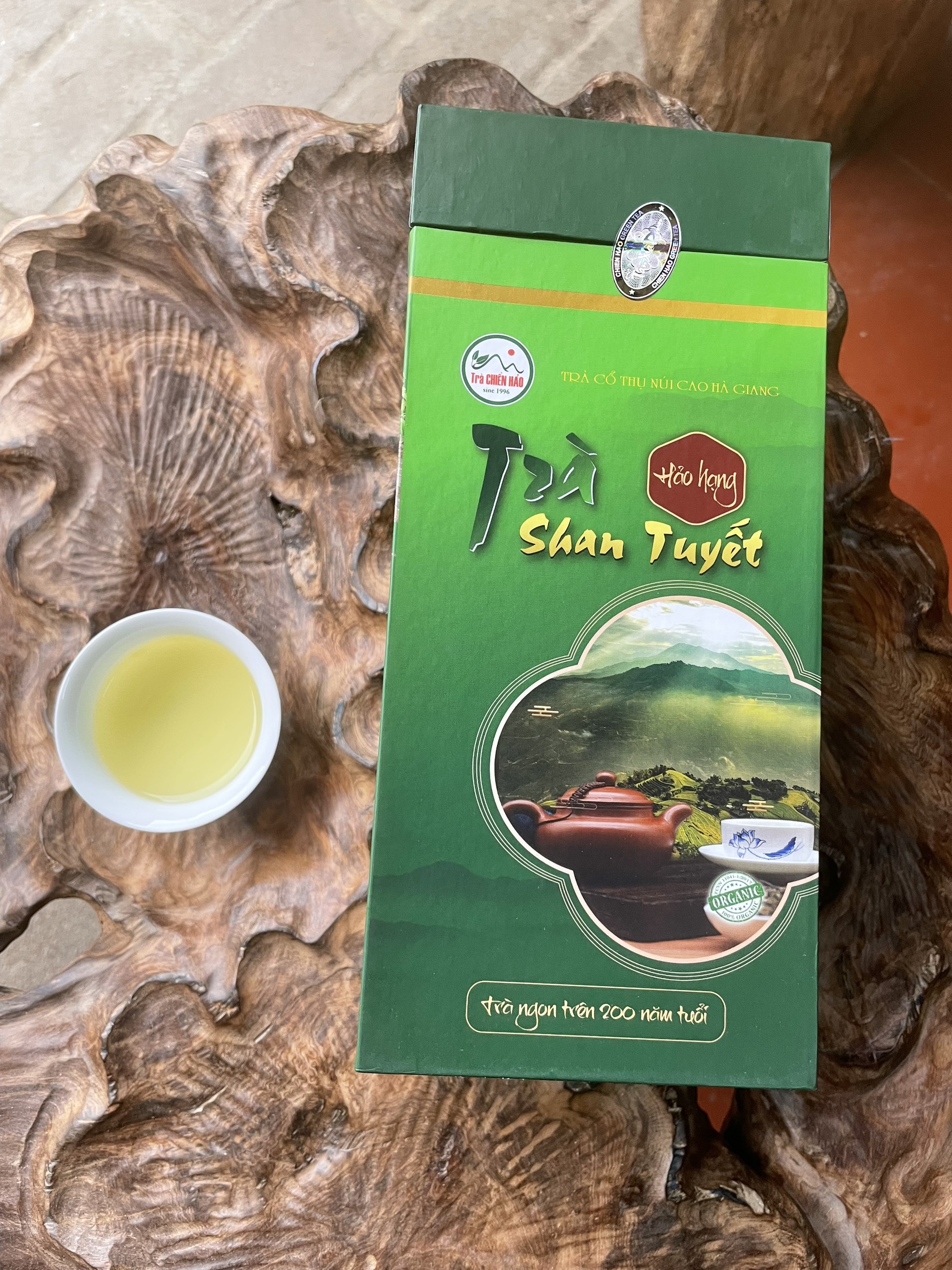 [ Hạng A ]Trà shan tuyết cổ thụ hảo hạng, đặc sản vùng cao Hà Giang.  Trà Chiến Hảo. 300g.