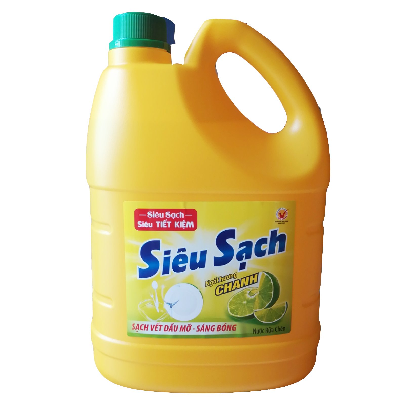 Nước rửa chén Lix Siêu sạch hương Chanh can 3.6kg