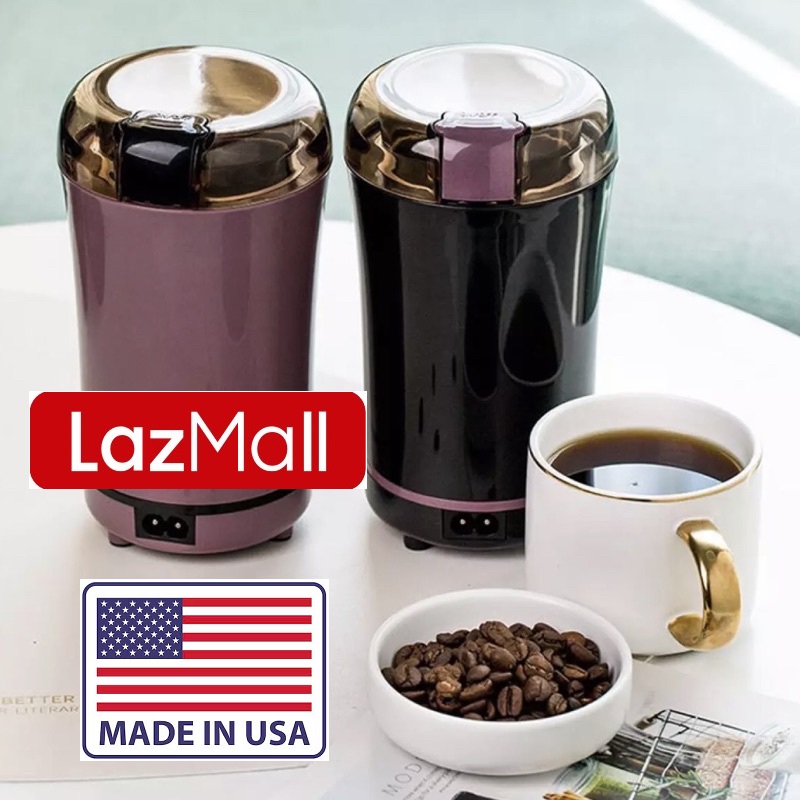 MỸ USA Chính Hãng Deal Hot LazMall Máy Xay Cafe Mini Để Bàn Dụng Cụ Xay Nghiền Cà Phê Hạt Khô Tại Nhà Cao Cấp Thiết Kế Nhỏ Gọn Bạn Có Thể Đặt Nó Trên Quầy Bar...