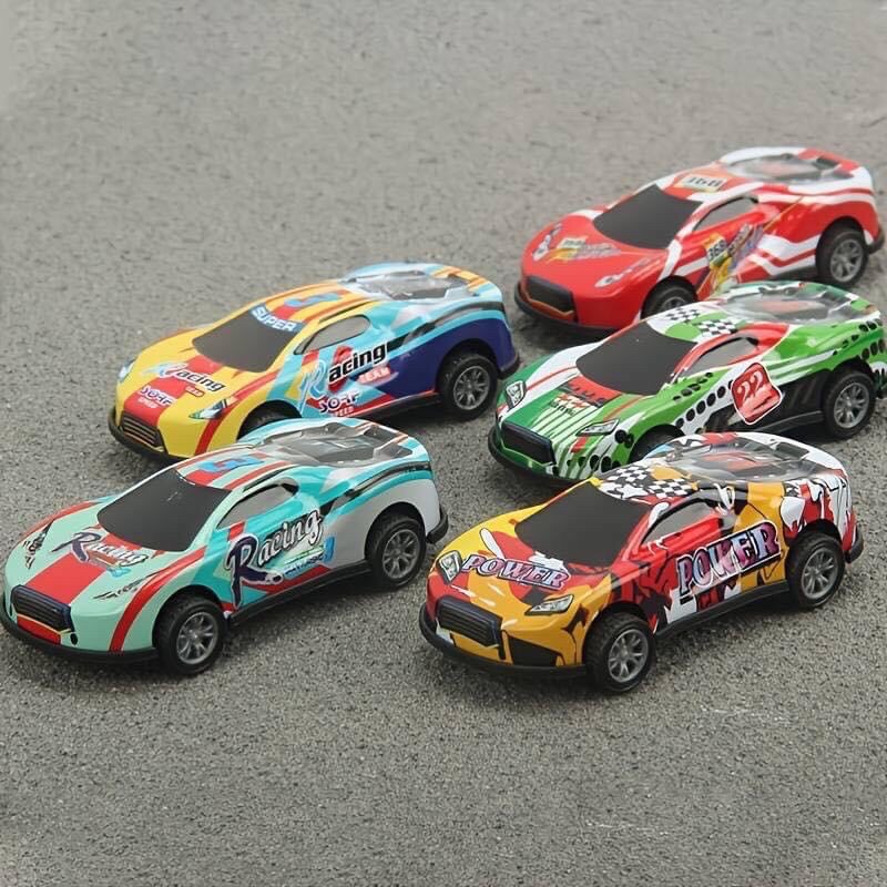 Set 5 ô tô sắt mini kéo đà cho bé - hàng loại 1 - đồ chơi cho bé