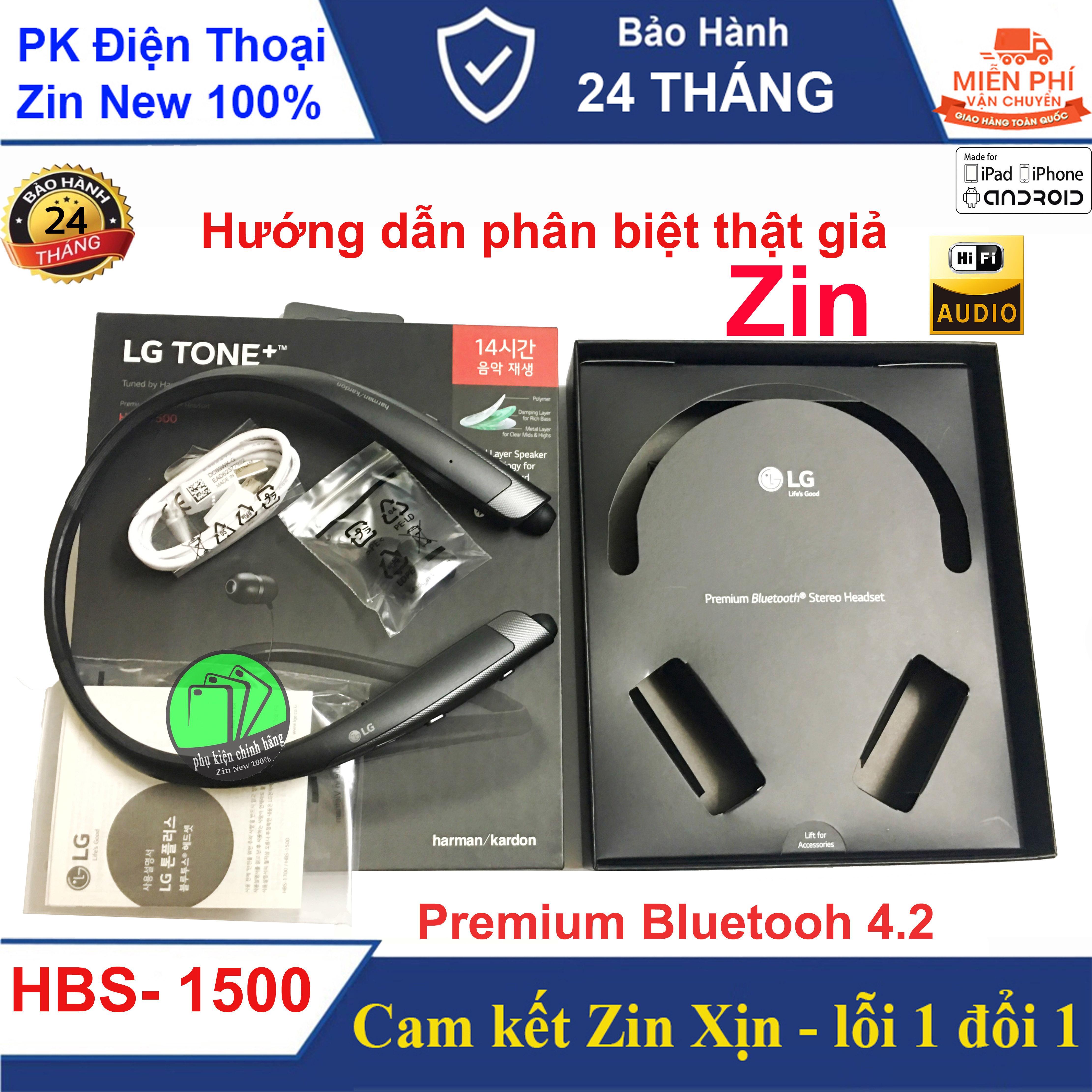 Tai nghe Bluetooth Hi-Fi HBS 1500 LG - FULL Box - Cam kết hàng chuẩn Zin Công ty