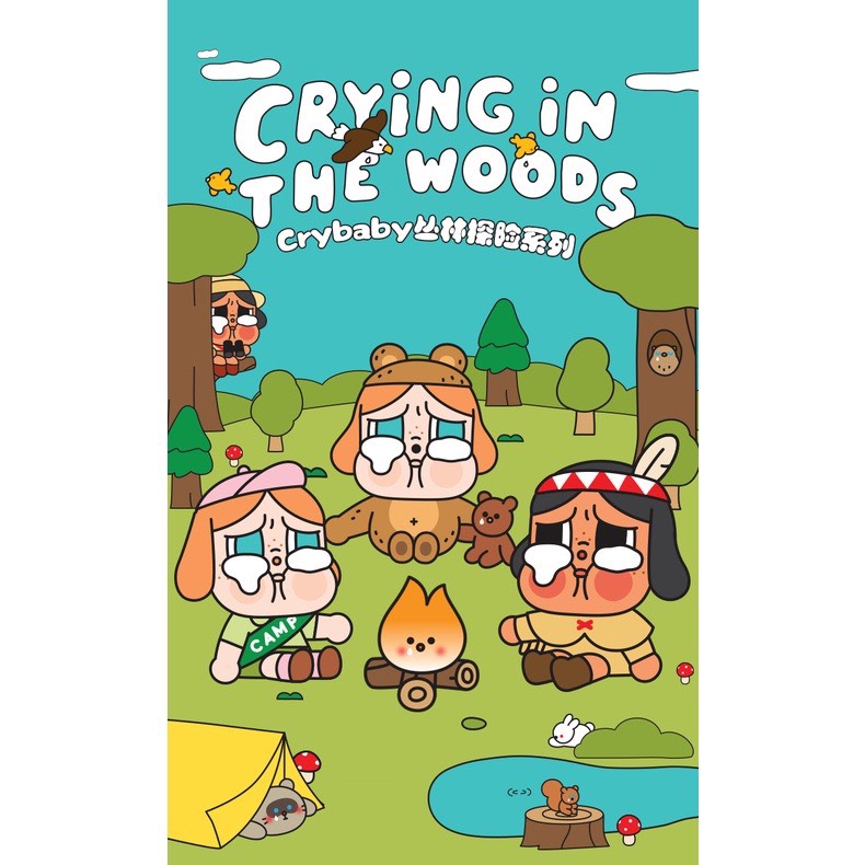 Mô hình POPMART Crybaby Crying In The Woods - Crybaby Jungle Adventure Series