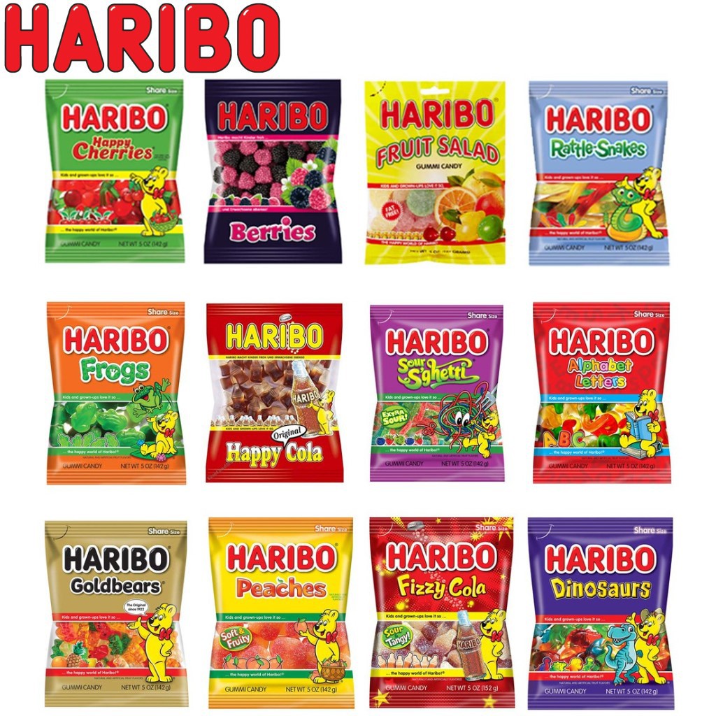 Kẹo dẻo haribo - gói 80g