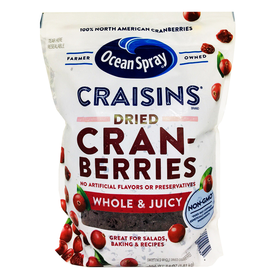 1.8kg Nam Việt Quất Sấy Khô Ocean Spray Mỹ