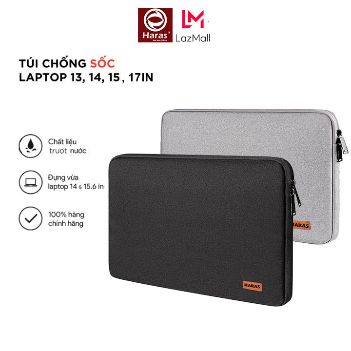 Túi chống sốc bảo vệ laptop chống va đập, chống trầy xước HARAS TCS001