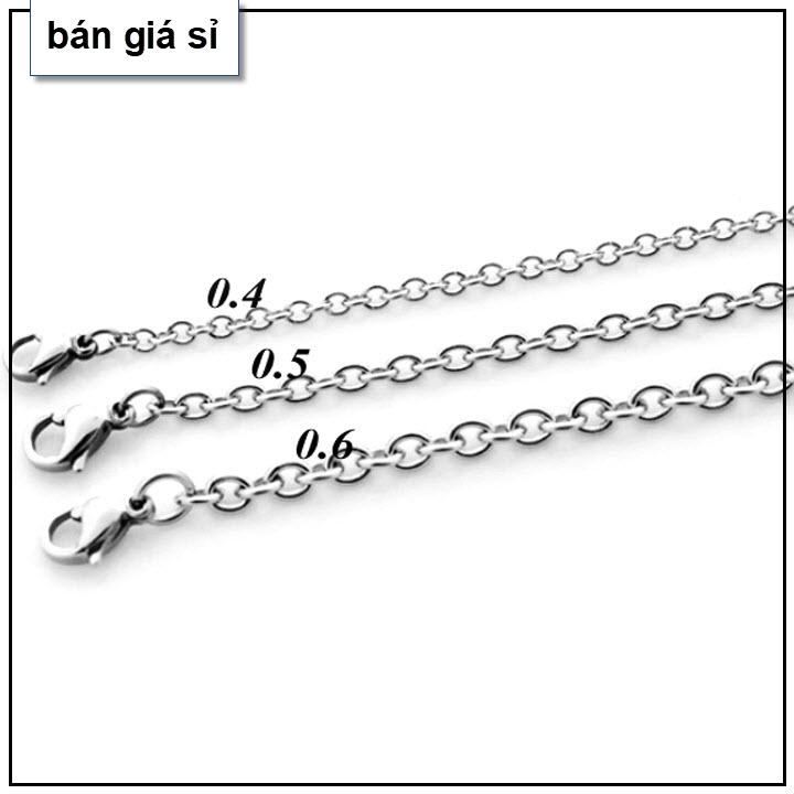 [HCM][Giá Hủy DIệt] - [3 Mẫu]DÂY CHUYỀN INOX NỮ KHÔNG MẶT - KHÔNG ĐEN VĨNH VIỄN - Chữ Cong thiết kế mắc xích đơn giản dễ đeo dễ phối cùng các mặt dây khác